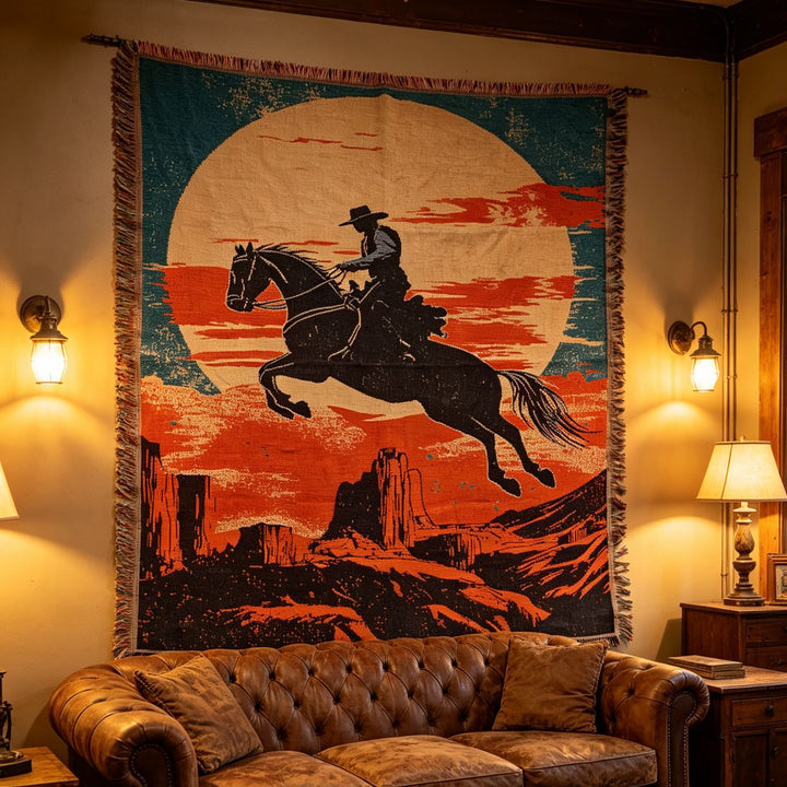 Western-Themen Decorative Throw Blanket