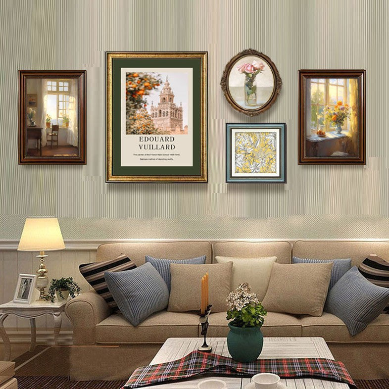 Vintage Stil Ausgestattete Wandkollektion