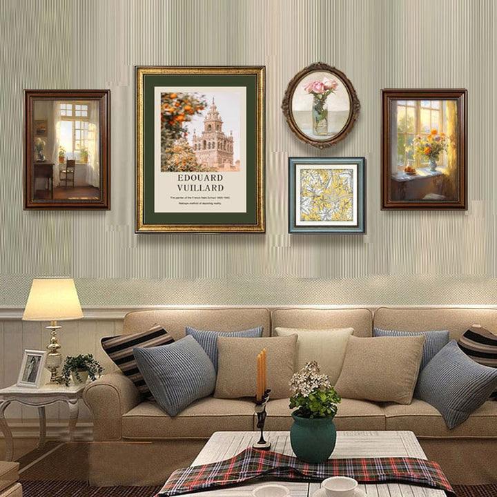 Vintage Stil Ausgestattete Wandkollektion