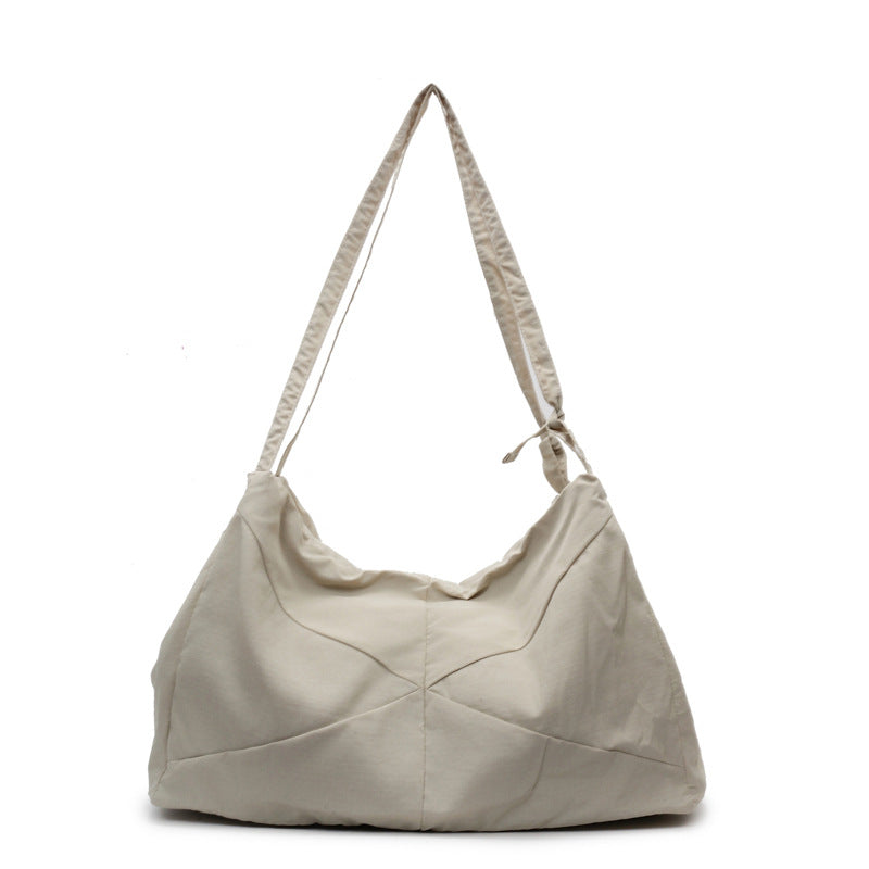 Texturiertes Stoff Schulter Hobo Bag Karnz