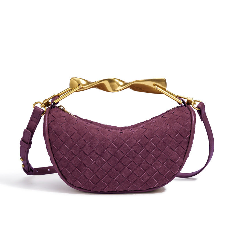 Skulptierte Griff Mini-Handtasche Karnz