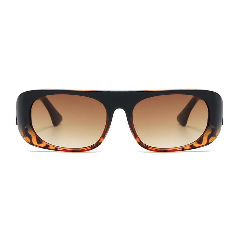 Damen modische Sonnenbrille im eleganten Schilddesign Karnz