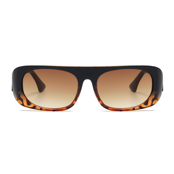 Damen modische Sonnenbrille im eleganten Schilddesign Karnz