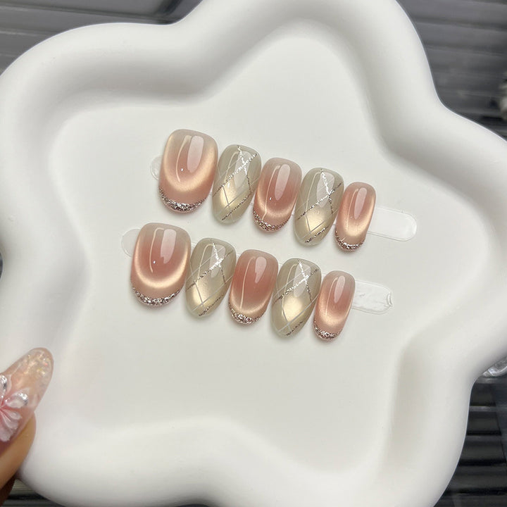 Elegantes Press-On Nagelkunst-Set