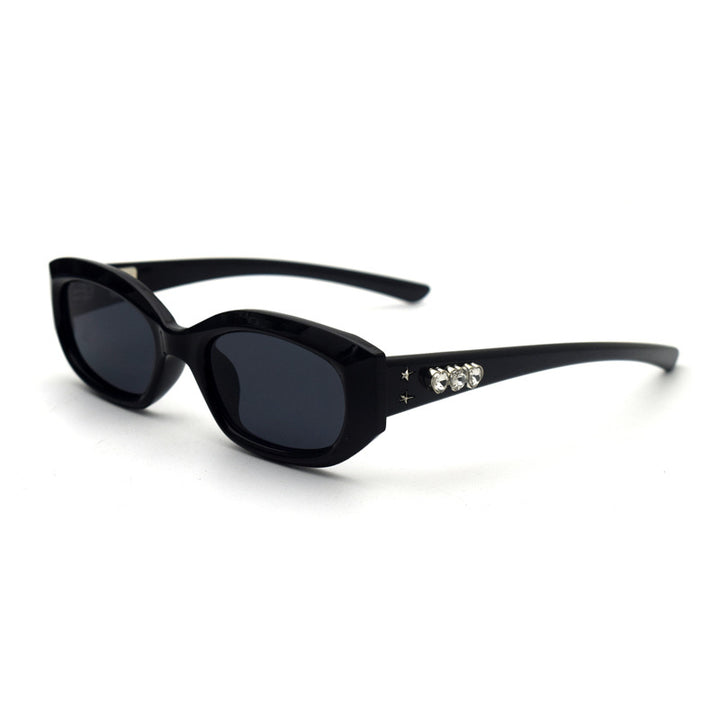 Trendy Cat-Eye Sonnenbrille mit adorabler Teddy-Bären-Akzent Karnz