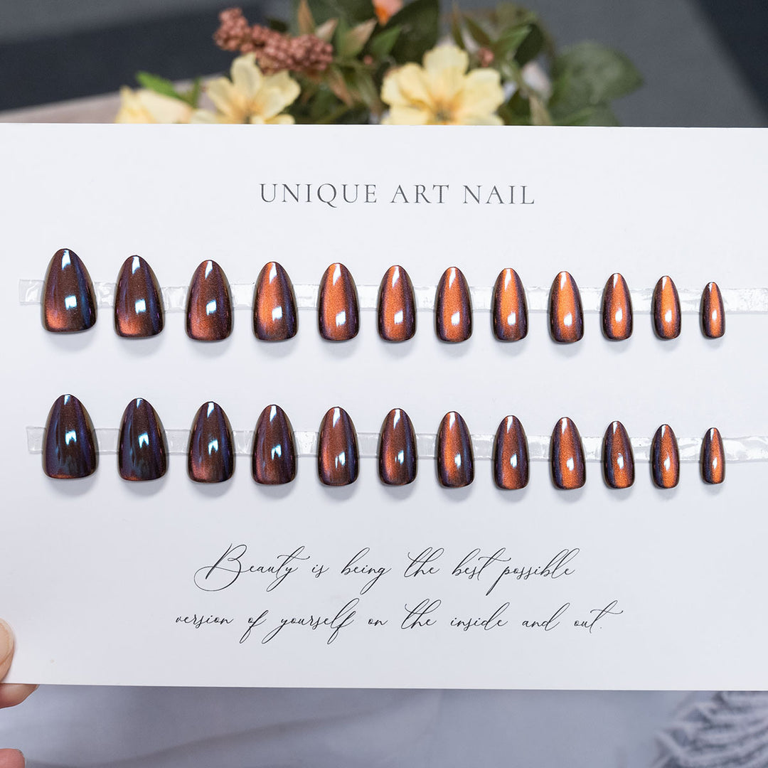 Metallic Press-On Nagel Set