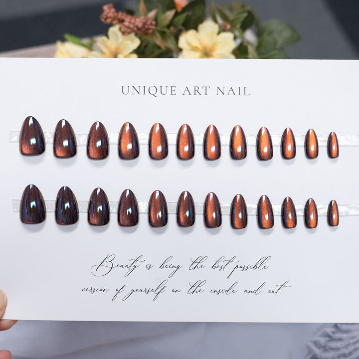 Metallic Press-On Nagel Set
