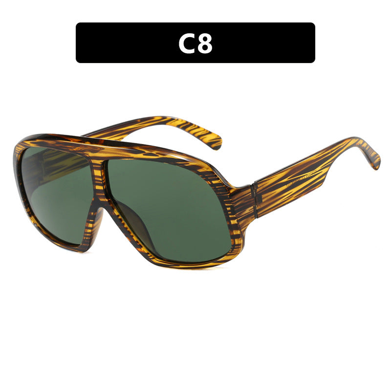Damen oversized Sonnenbrille im modischen Schildkrötenmuster Karnz