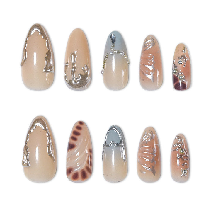Elegante Stiletto-Nagelverlängerungen Karnz