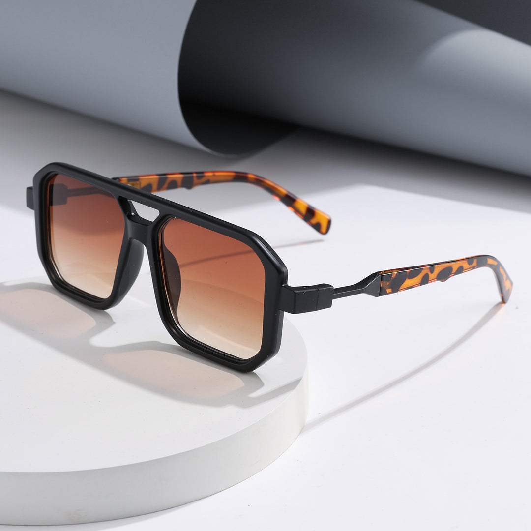 Fette Übergroße Quadratische Sonnenbrille Karnz