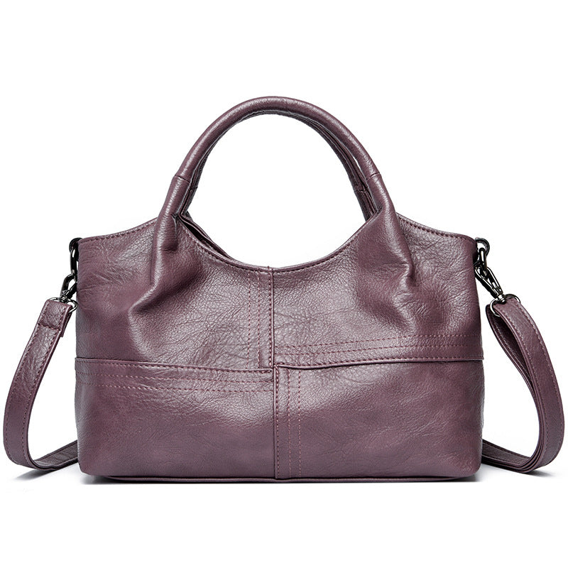 Klassische Kunstleder Handtasche Karnz