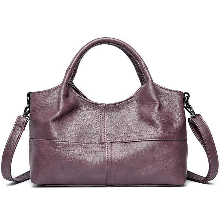 Klassische Kunstleder Handtasche Karnz