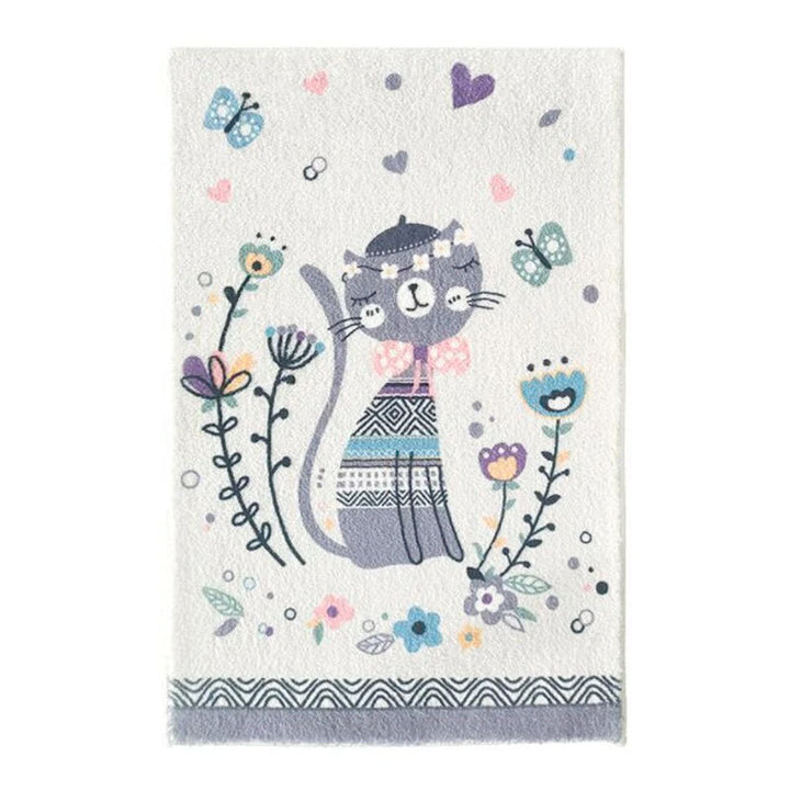 Niedlicher Kaninchen-Themen Decor-Arbeitsbereich Teppich für das Zuhause