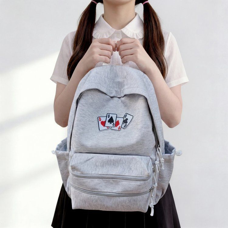 Verspielter Grafischer Druck Rucksack