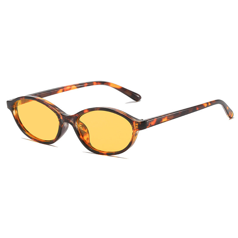 Elegante Vintage-inspirierte ovale Sonnenbrillen Karnz
