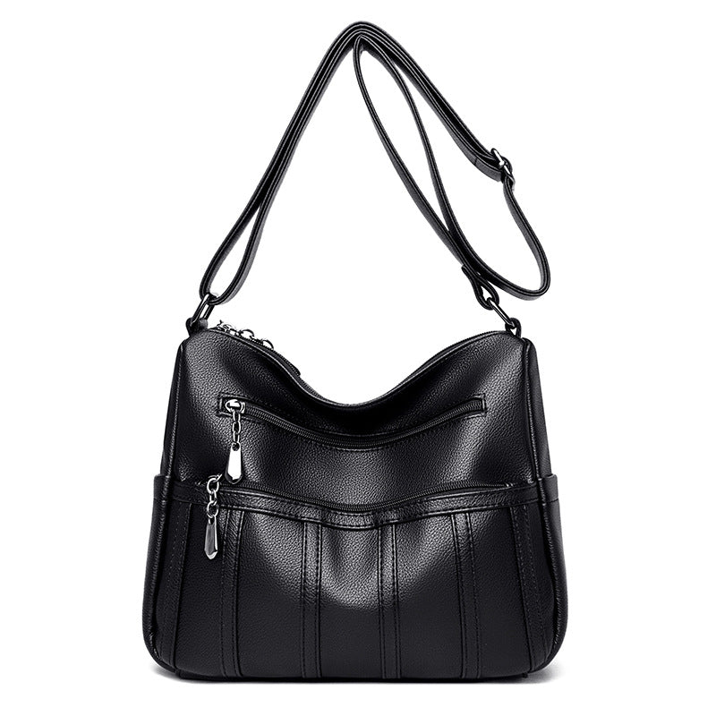Elegante Texturierte Schultertasche Karnz