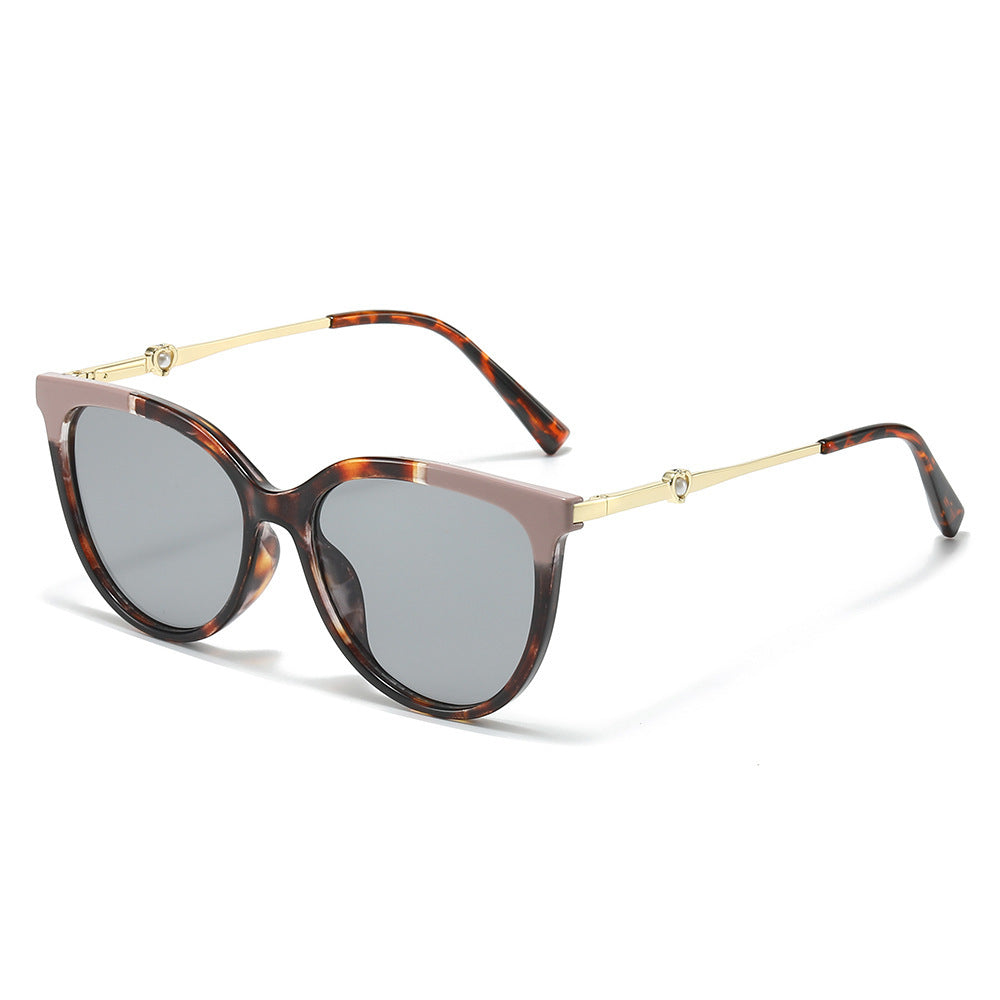 Stylische Übergroße Schmetterlingssonnenbrille Karnz