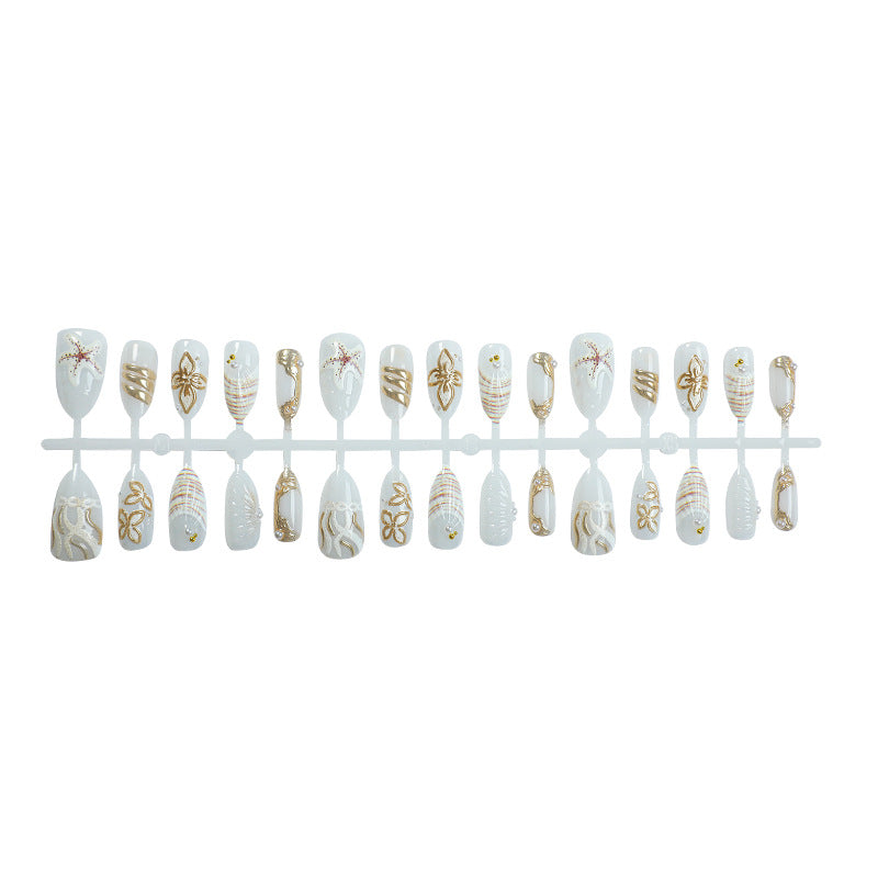 Artisanaler Press-On-Nagelset Karnz