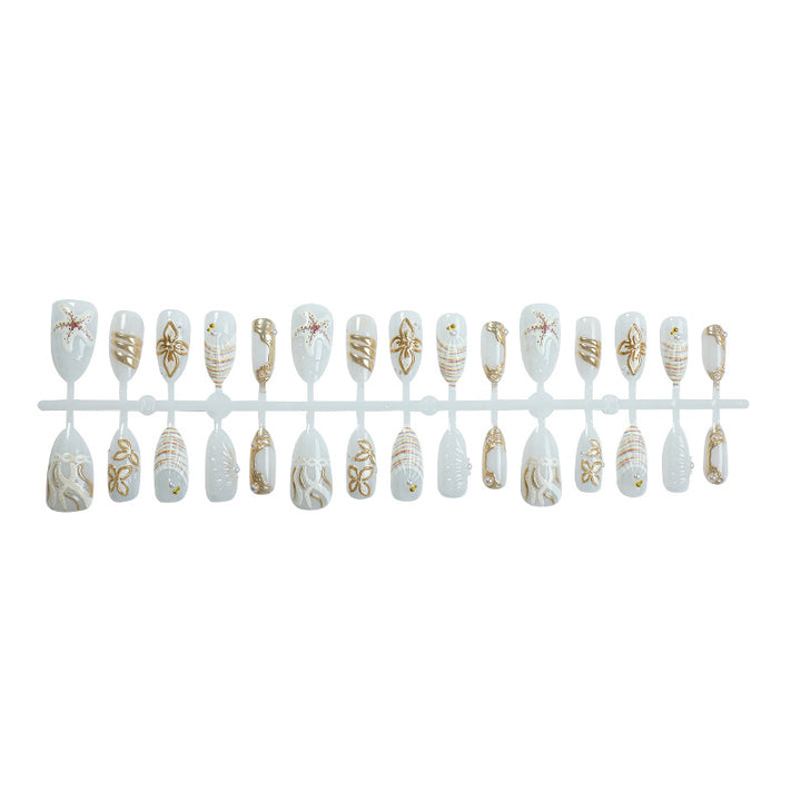 Artisanaler Press-On-Nagelset Karnz