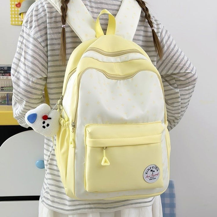 Lässiger Rucksack mit Sternmuster