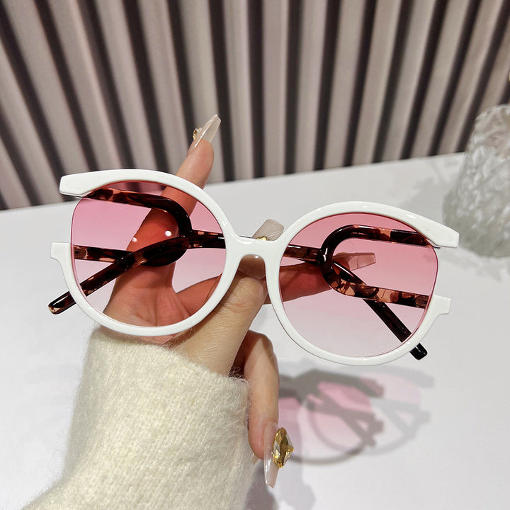 Avant-Garde Zirkuläre Rahmen Sonnenbrille Karnz