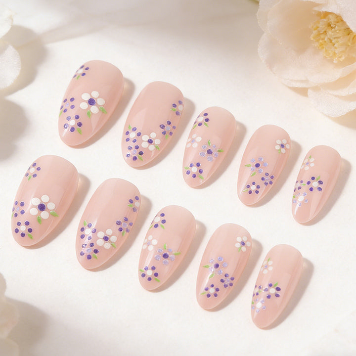 Blumen Design Press-On Nail Art Set Karnz 1787543104