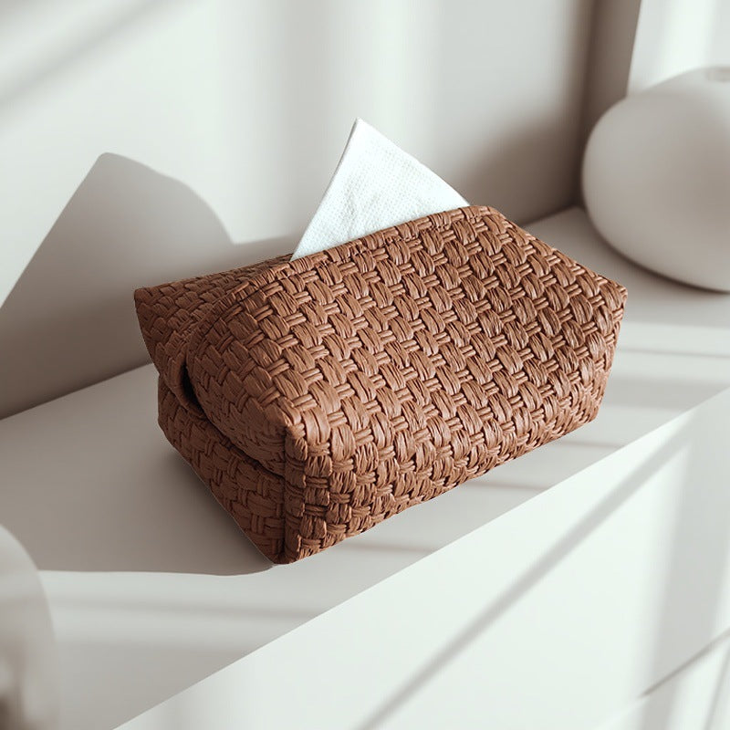 Woven Tissue Box Cover Karnz