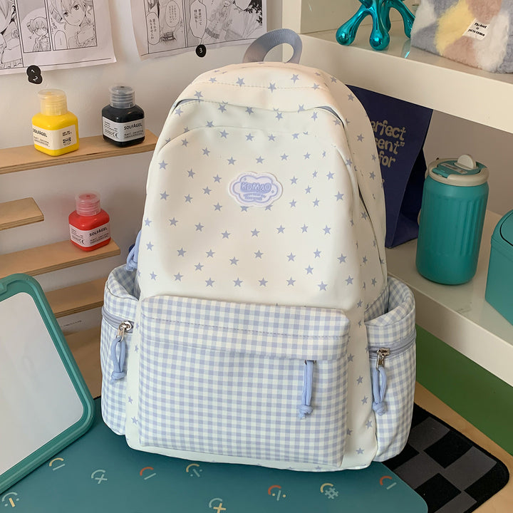Stylischer Sternen-Print Rucksack Karnz