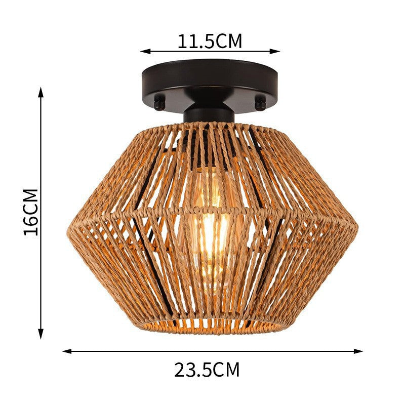 Rattan Deckenleuchte