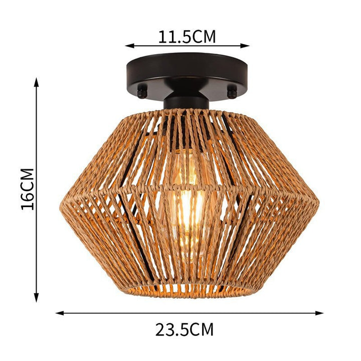 Rattan Deckenleuchte