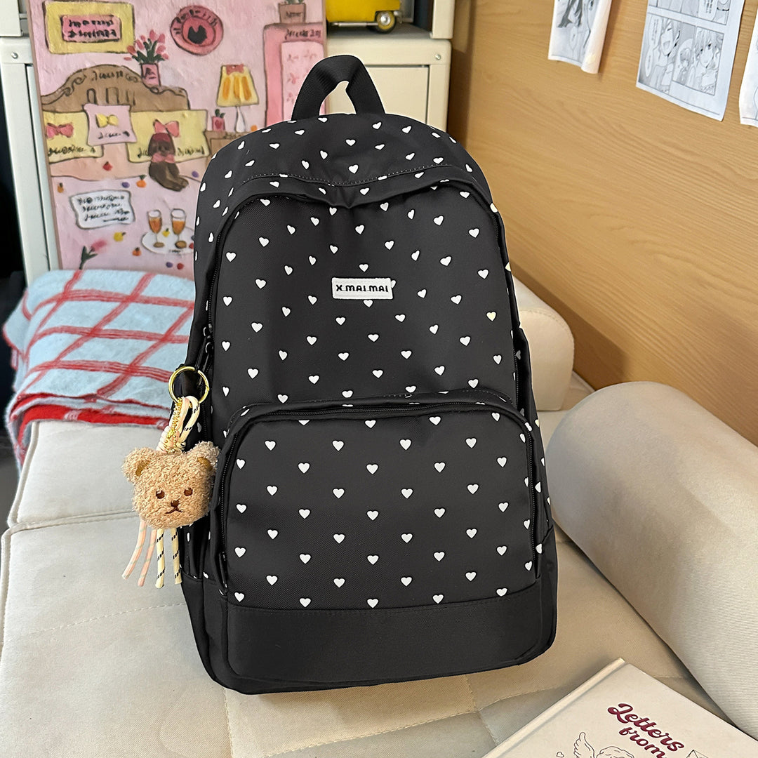 Herz-Muster Freizeit Rucksack Karnz