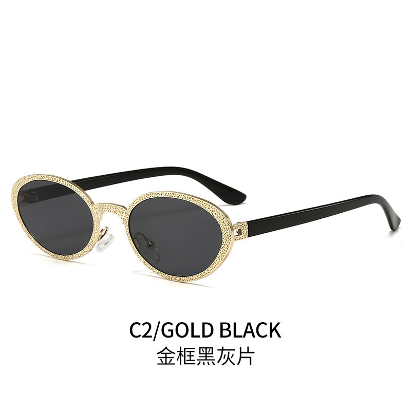 Damen Glamouröse Sonnenbrille mit luxuriösem Schmuckrahmen Karnz