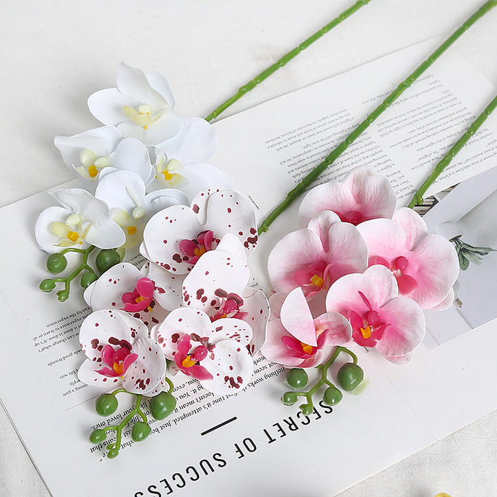 Realistische Orchideenblütenstängel