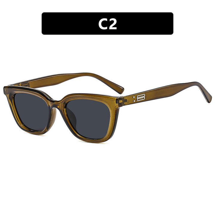 Damen Cat-Eye Sonnenbrille mit modernem, leicht geschwungenem Rahmen Karnz