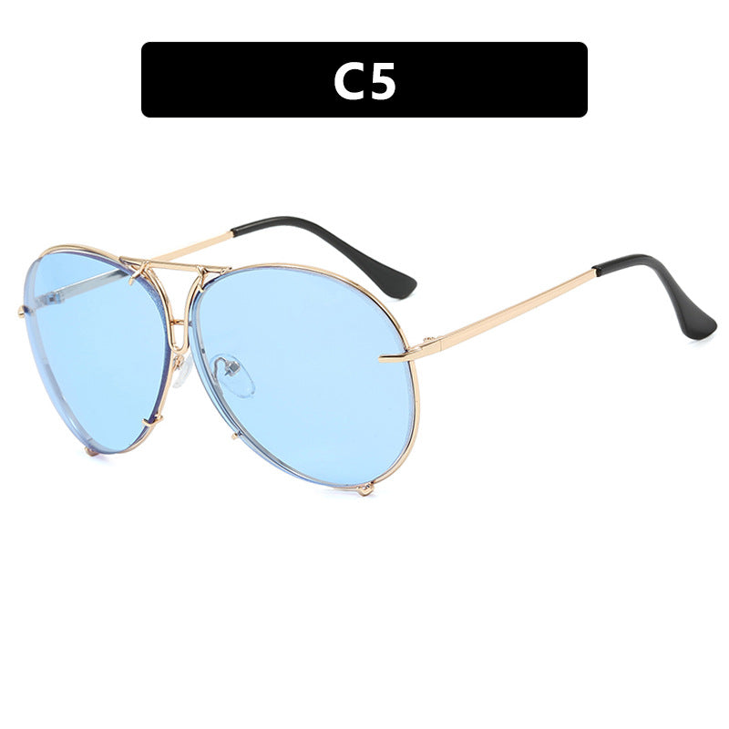 Damen Flug-Sonnenbrille mit stylischem Metallrahmen und UV-Schutz Karnz