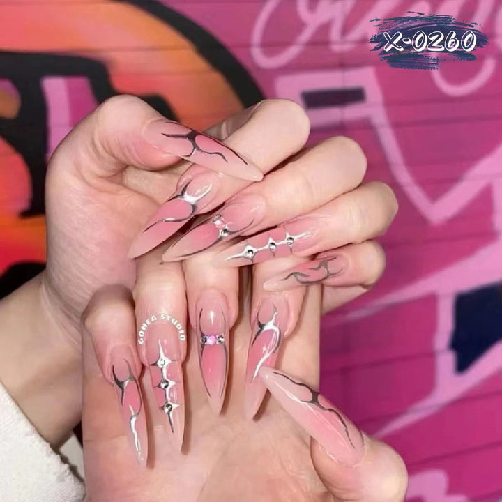 Künstlerisches Stiletto Nail Art Design Kit
