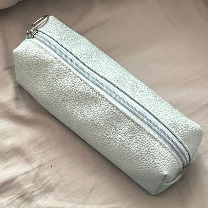 Textured Leather Pencil Case Karnz
