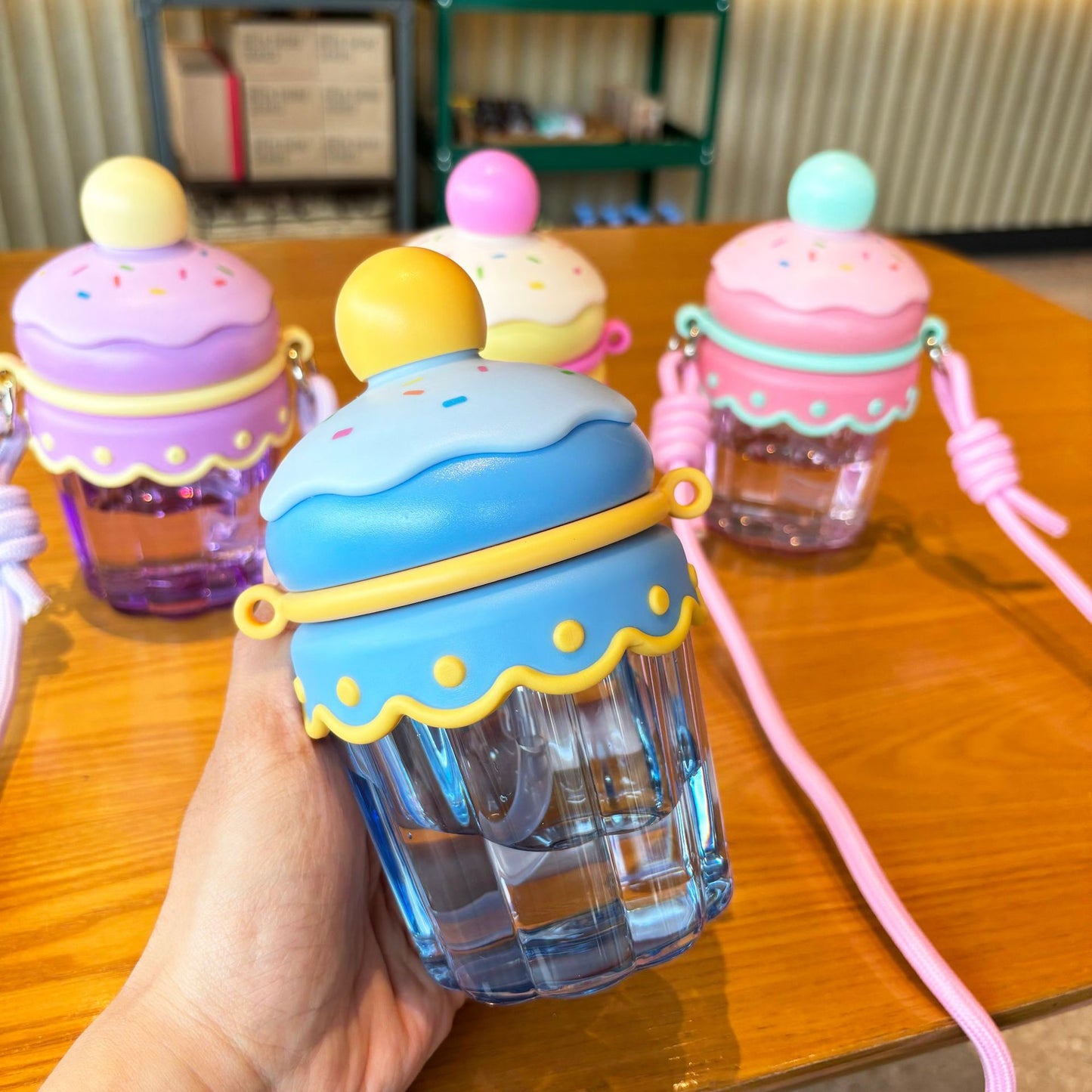 Damen kreative Cupcake Trinkbox Karnz
