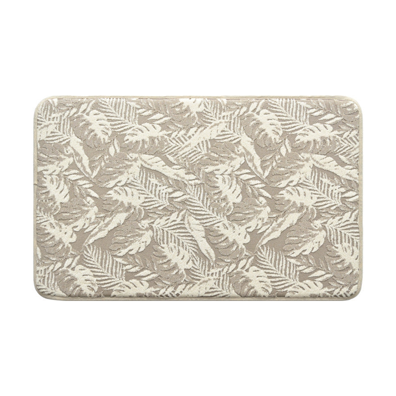 Stylische Blumenmuster-Badematte Karnz