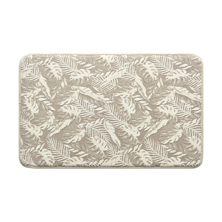 Stylische Blumenmuster-Badematte Karnz