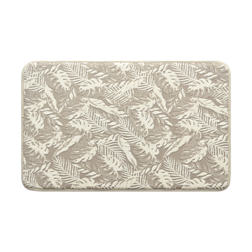 Stylische Blumenmuster-Badematte Karnz