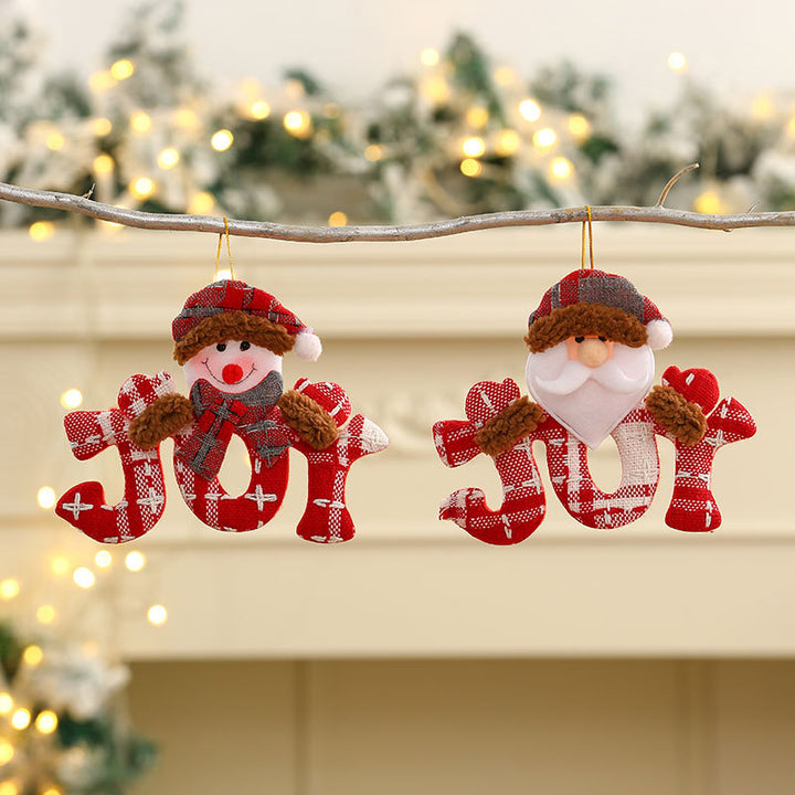 Weihnachtlich dekorative hängende Figurenschüssel