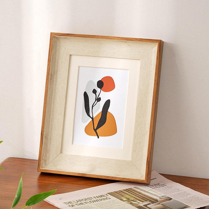 Künstlerischer gerahmter Blumenprint zur Heimdekoration