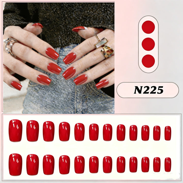 Klassisches Press-On Nagelset