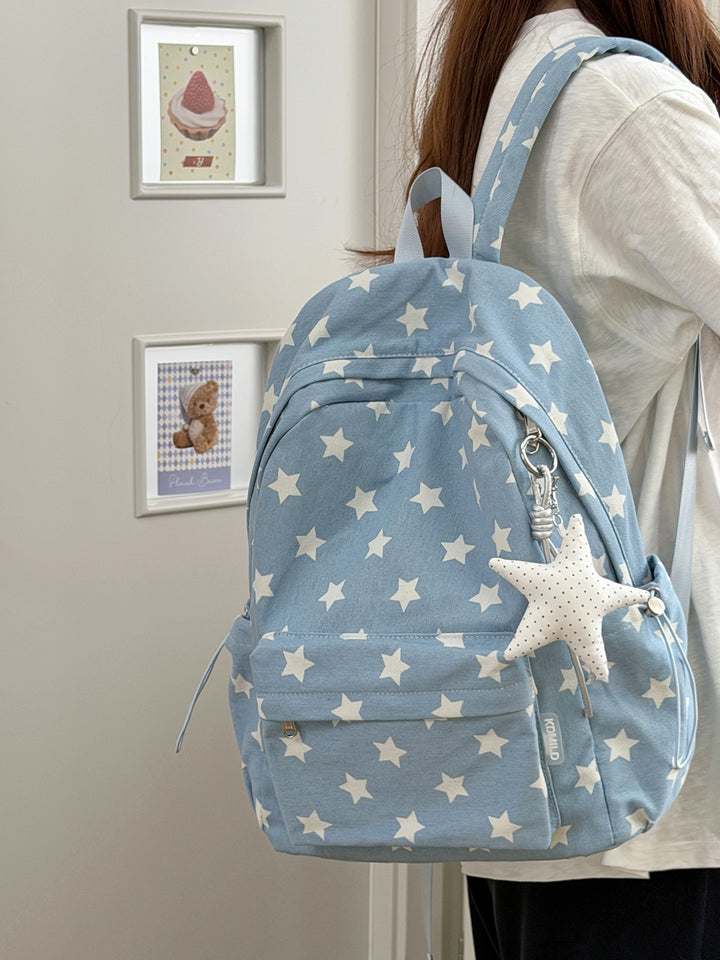 Verspielt gepunkteter Rucksack Karnz