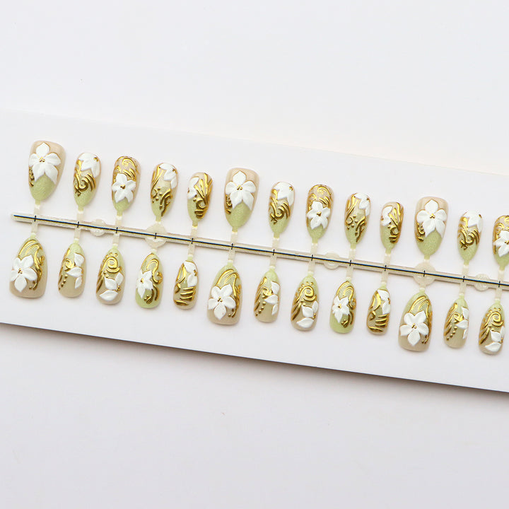 Blumen Acrylnagel Kunst Set