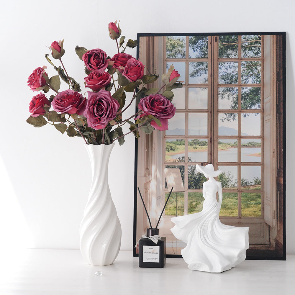 Elegante Kunstfleurige Rosenstängel