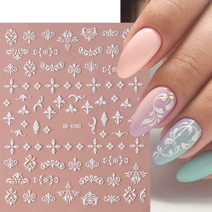 Elegante Nagelkunst Stempelplatte