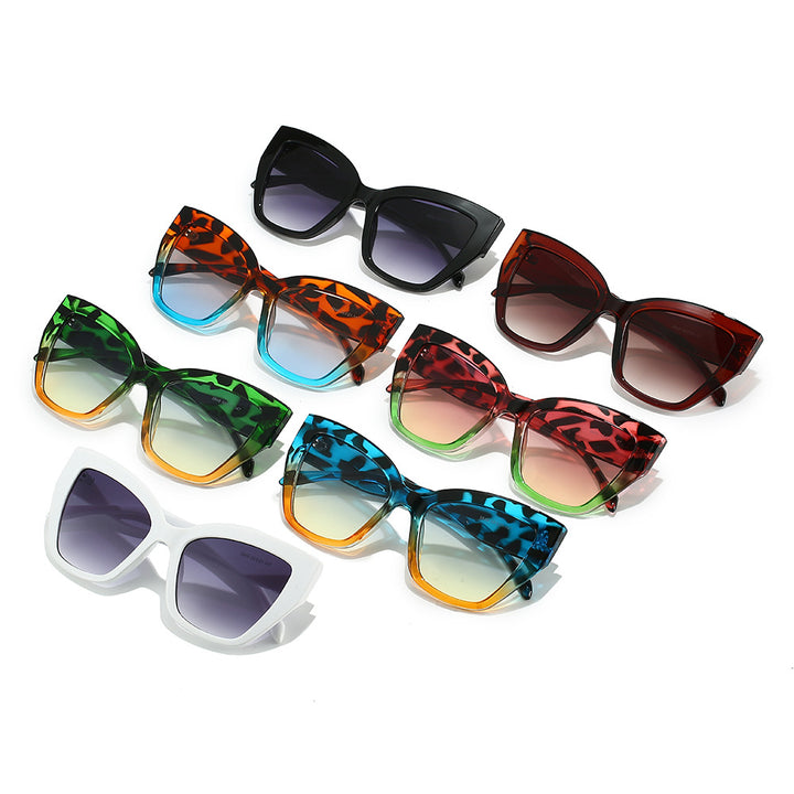 Damen Modische Sonnenbrille im trendigen Schildpattdesign Karnz