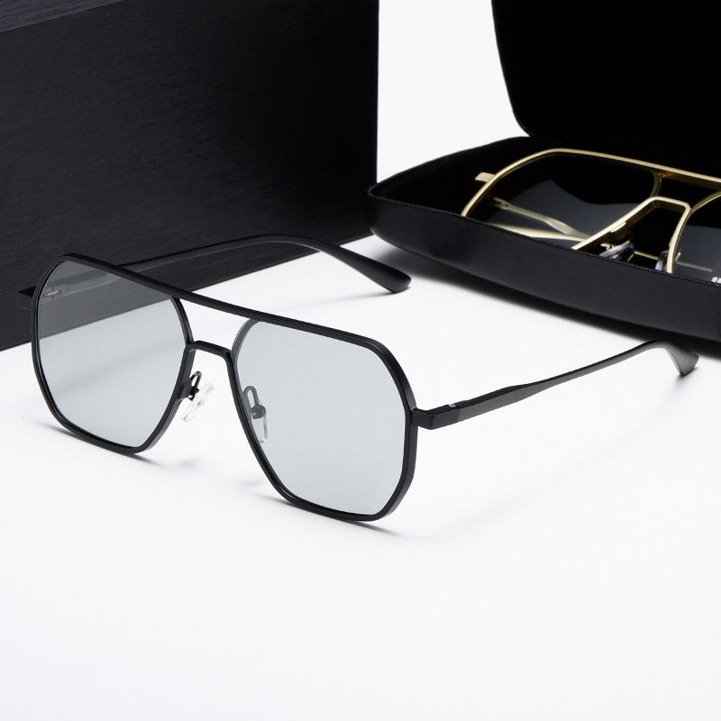 Damen Innovative modische Sonnenbrille mit rechteckigem Rahmen Karnz